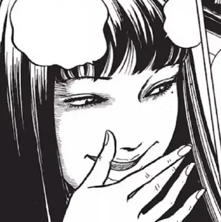 Telegram sticker 🖤 Tomie