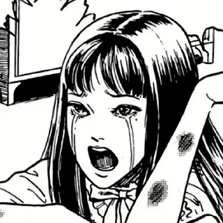 Telegram sticker 🖤 Tomie