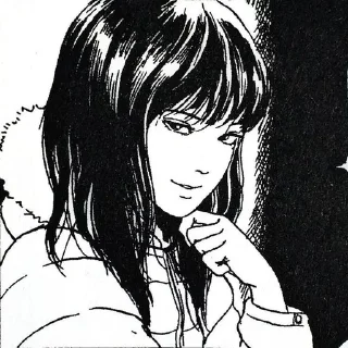 Telegram sticker 🖤 Tomie