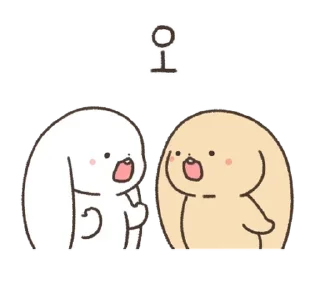 Video sticker 💬 언제나 진심인 망상토끼 By @KakaoEmoticon