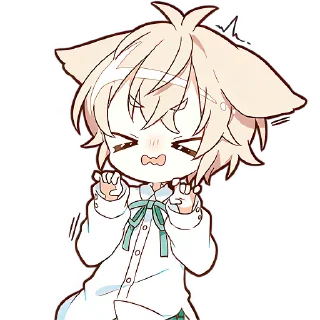 Telegram sticker 😖 Некомими @Nyasticks
