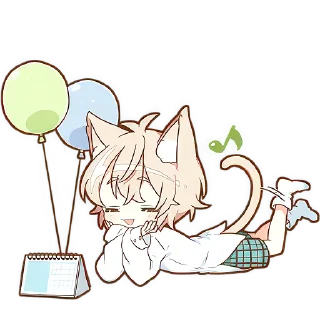 Telegram sticker 🥳 Некомими @Nyasticks