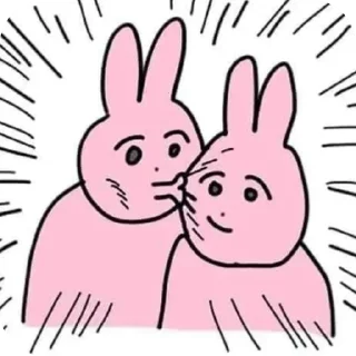 Telegram sticker 💋 zaiцы