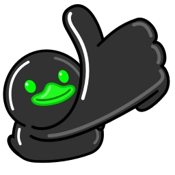 Телеграм стикер 🙂 Toxic Duck