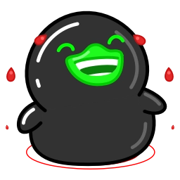 Телеграм стикер 😆 Toxic Duck