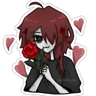 Telegram sticker 💋 Регрет / тгк: @yukivisleep ♡