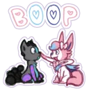 Telegram sticker 😜 Azzy and Friends