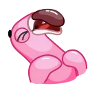Video sticker 😂 Pool Flamingo