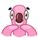 Video sticker 😨 Pool Flamingo