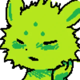 Telegram sticker 🫢 Saint stickers by @mieness