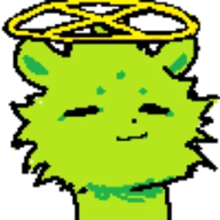 Telegram sticker 😇 Saint stickers by @mieness