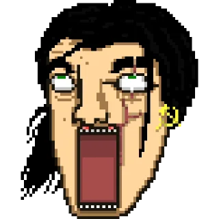 Video sticker 🤮 Hotline Miami by @shitpost_junkyard