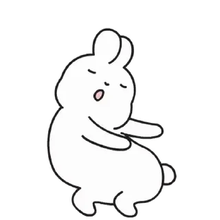 Video sticker ⭐ 그냥그런토끼 Ver. 10 @moe_sticker_bot