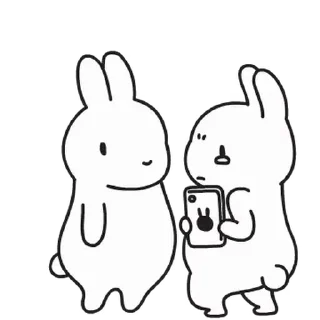 Video sticker ⭐ 그냥그런토끼 Ver. 10 @moe_sticker_bot