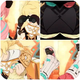 Телеграм стикер 📖 GayShit Impact • @sticbot