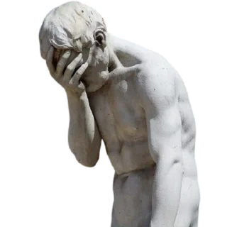 Telegram sticker 🤦‍♂️ 👉🏻 @truecatharsis: sculptures