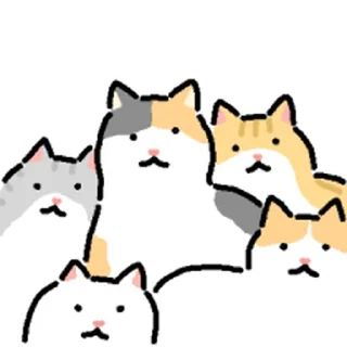 Telegram sticker ⭐ 고앵이모음 @moe_sticker_bot