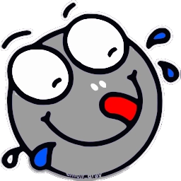 Sticker 〰️ Синячок @emoji_gray