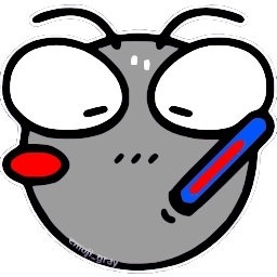 Sticker 🤒 Синячок @emoji_gray