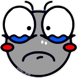 Sticker 😢 Синячок @emoji_gray