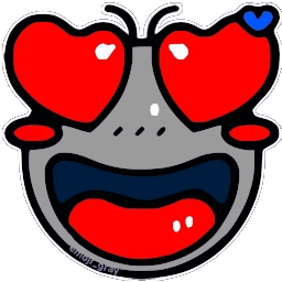 Sticker 😍 Синячок @emoji_gray