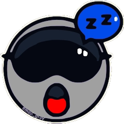 Sticker 😴 Синячок @emoji_gray