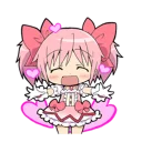 Telegram sticker 💕 Puella Magi Madoka Magica @Nekosticker