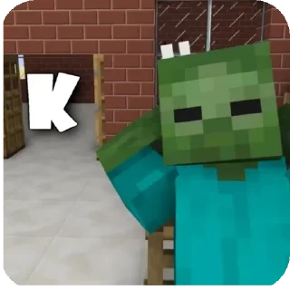 Video sticker 🟩 Monster school meme @HarryError582