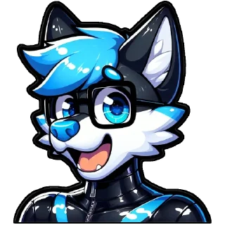 Telegram sticker 👓 RubberWolfExeter