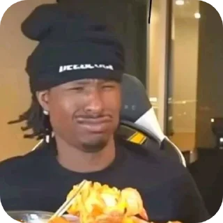 Telegram sticker 🍟 бро ты умрешь итд