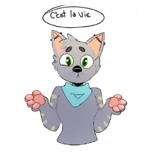 Telegram sticker 🤷‍♂️ LouTheSticker [@LouTheWolf]