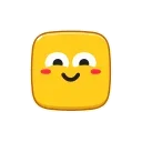 Sticker ☺ Square Emoji  @TechUp