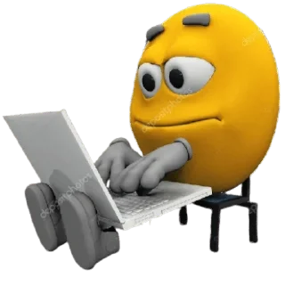 Telegram sticker 💻 Ржуман от @R_oo_M — @stckrRobot