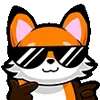 Video sticker 😎 fox ➜ @emoji1