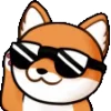 Video sticker 😎 fox ➜ @emoji1