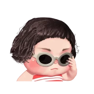 Video sticker 😊 Mayom cute girl animated (ENG)