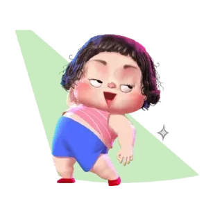 Video sticker 😊 Mayom cute girl animated (ENG)