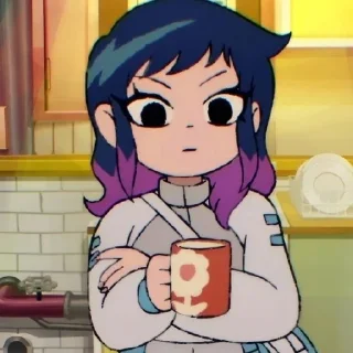 Telegram sticker ⭐ Ramona Flowers[ @kurailonely ]