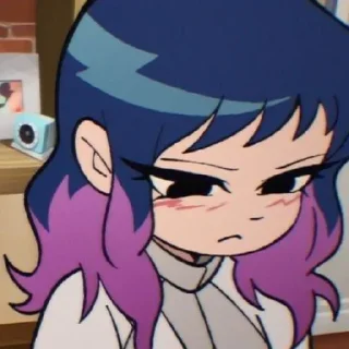 Telegram sticker ⭐ Ramona Flowers[ @kurailonely ]