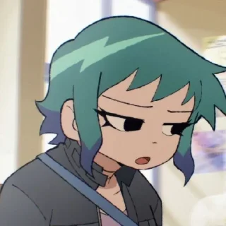 Telegram sticker ⭐ Ramona Flowers[ @kurailonely ]