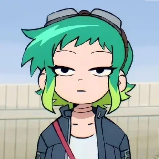 Telegram sticker ⭐ Ramona Flowers[ @kurailonely ]
