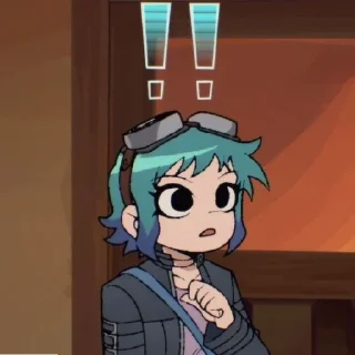 Video sticker ⭐ Ramona Flowers[ @kurailonely ]