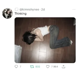 Telegram sticker 💭 ㅤ girlz ??  @xceuer ’s  kissy