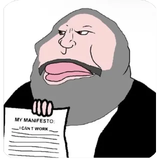 Telegram sticker 🫥 @r4wh4t3 это шутка или платонизм?