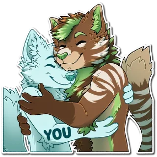 Телеграм стикер 🤗 Zeke Eclair