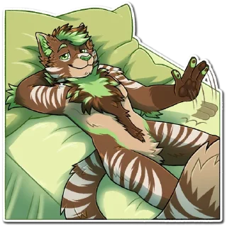 Телеграм стикер ❤️ Zeke Eclair