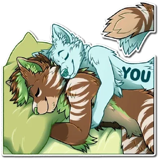 Телеграм стикер 🫂 Zeke Eclair