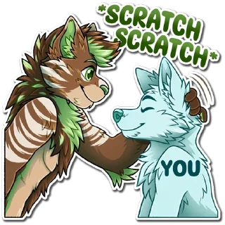 Телеграм стикер 💚 Zeke Eclair