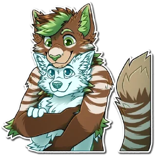 Телеграм стикер 🤗 Zeke Eclair