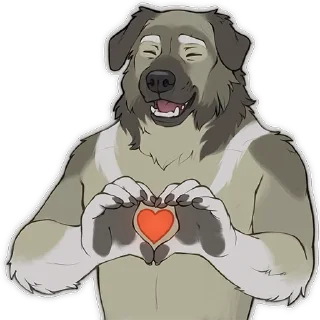 Telegram sticker ❤️ Voldor